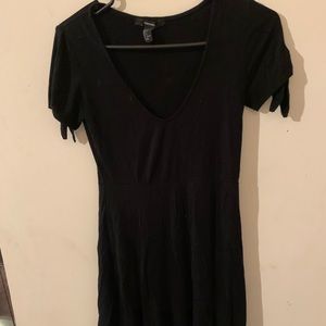 2 for $8 SALE! Cute black dress w/ knotted sleeves